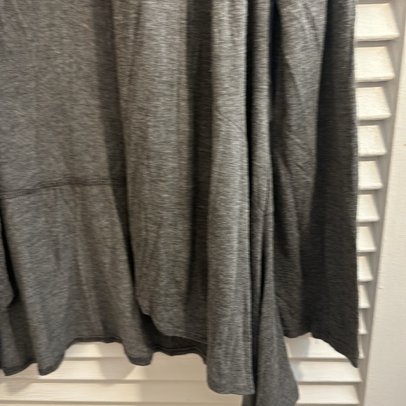 Oversized JM Fleurette Open Front Gray Cardigan - Small - Picture 3 of 4